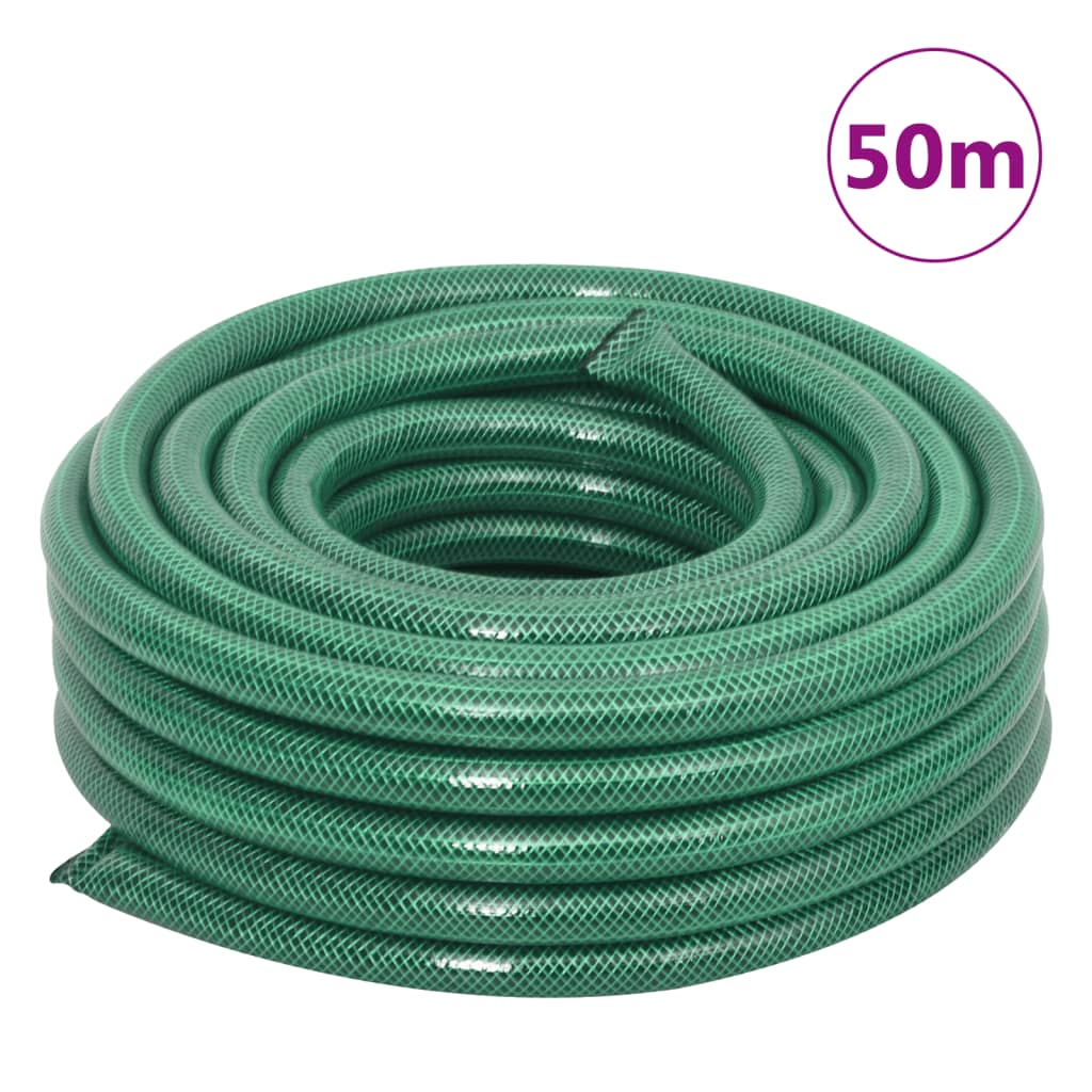 Garden Hose Green 1" 10 m PVC without Accessories 50 m (0.75")