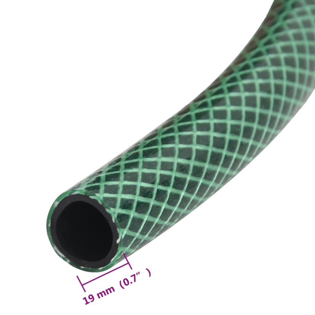 Garden Hose Green 1" 10 m PVC without Accessories 50 m (0.75")