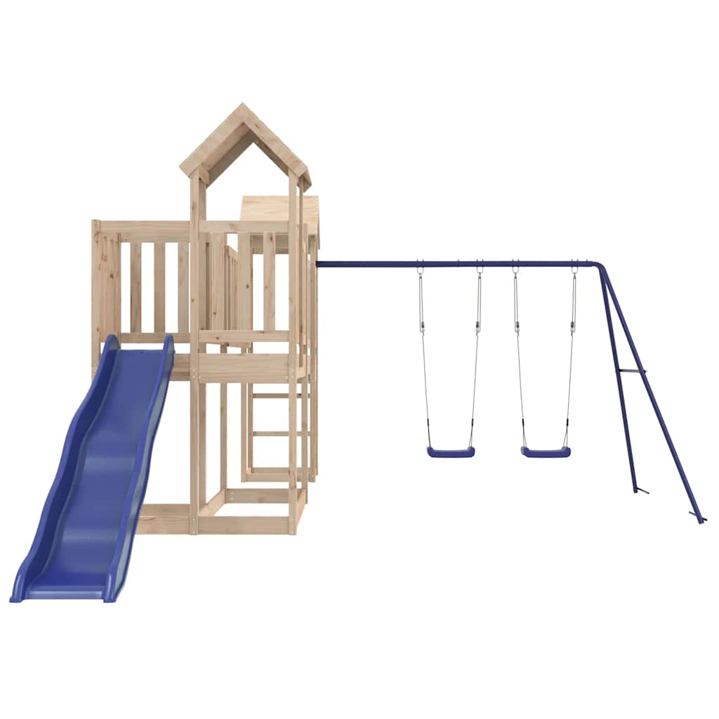 vidaXL Outdoor Playset Solid Wood Pine 4