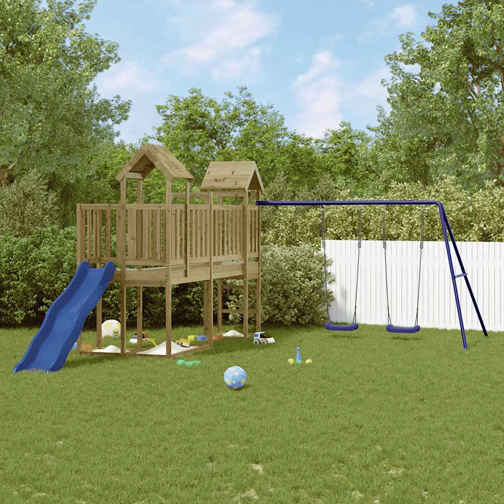vidaXL Outdoor Playset Impregnated Wood Pine 1