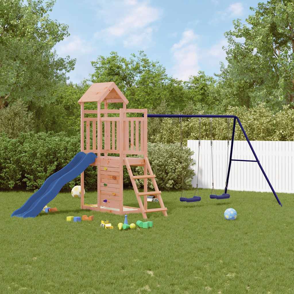 vidaXL Outdoor Playset Solid Wood Douglas 1