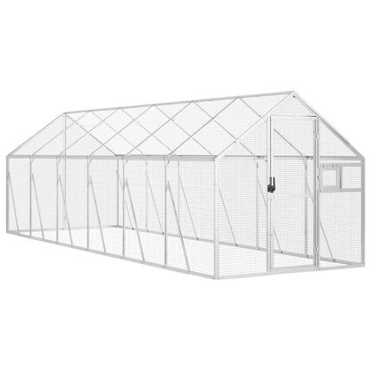 vidaXL Aviary Silver 1,79x6x1,85 m Aluminium 2