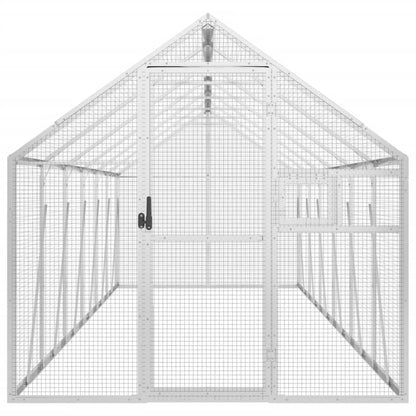 vidaXL Aviary Silver 1,79x6x1,85 m Aluminium 3