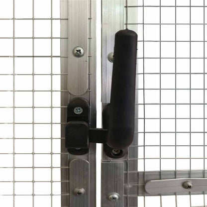 vidaXL Aviary Silver 1.79x8x1.85 m Aluminium 6