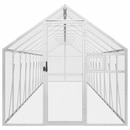 vidaXL Aviary Silver 1,79x10x1,85 m Aluminium 3