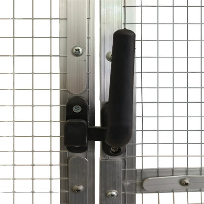 vidaXL Aviary Silver 1,79x10x1,85 m Aluminium 6