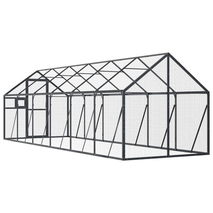 vidaXL Aviary Anthracite 1,79x6x1,85 m Aluminium 5