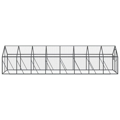 vidaXL Aviary Anthracite 1,79x8x1,85 m Aluminium 4