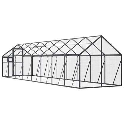 vidaXL Aviary Anthracite 1,79x8x1,85 m Aluminium 5