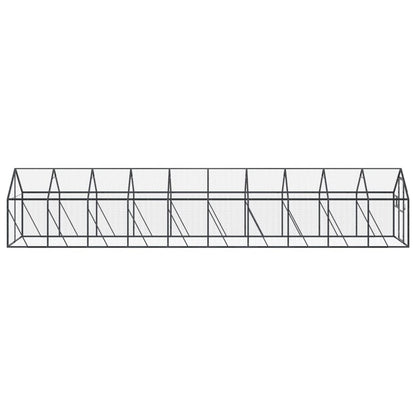 vidaXL Aviary Anthracite 1,79x10x1,85 m Aluminium 4