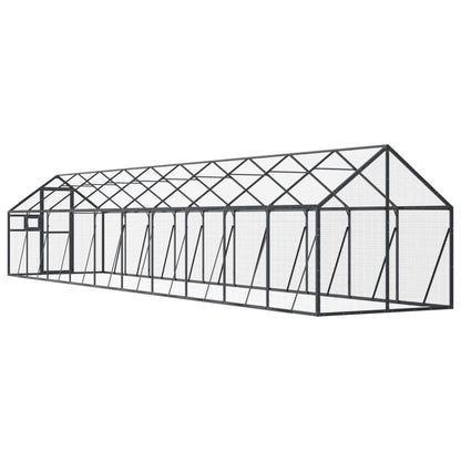 vidaXL Aviary Anthracite 1,79x10x1,85 m Aluminium 5