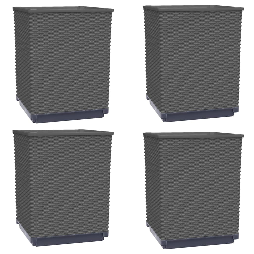 Planters 30x30x37 cm Polypropylene Black