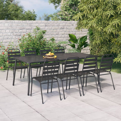 Garden Table Anthracite Steel 200 cm 100 cm