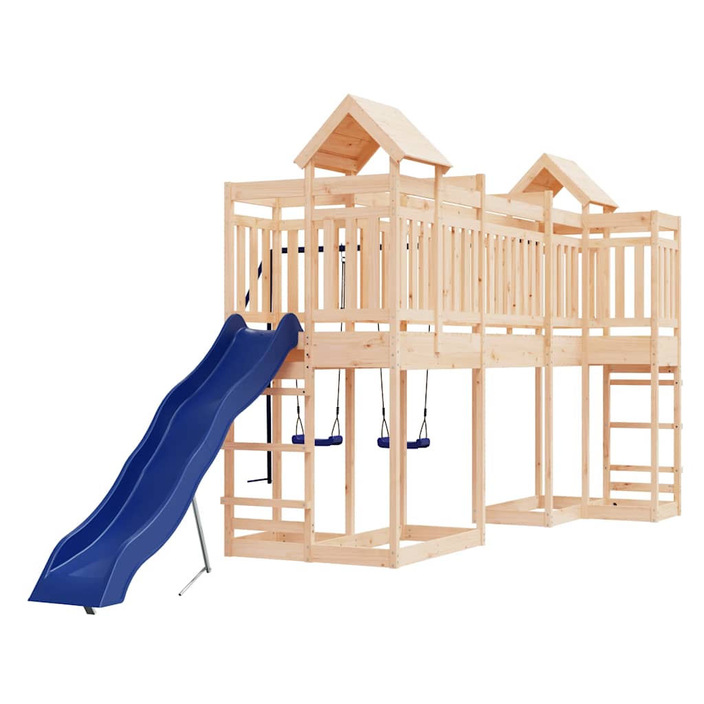 vidaXL Outdoor Playset Solid Wood Pine 3