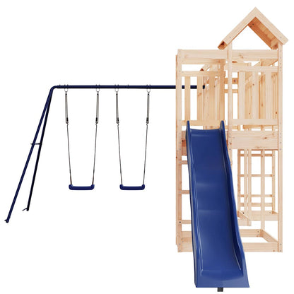 vidaXL Outdoor Playset Solid Wood Pine 4