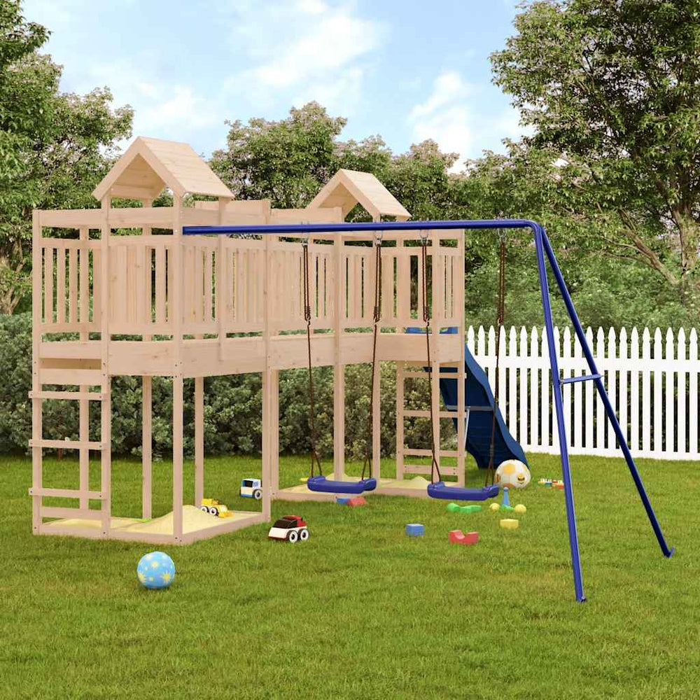 vidaXL Outdoor Playset Solid Wood Pine