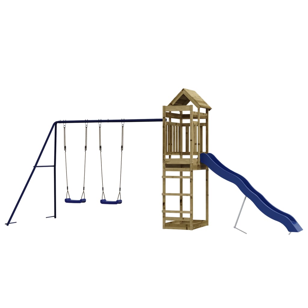 vidaXL Outdoor Playset Impregnated Wood Pine 4