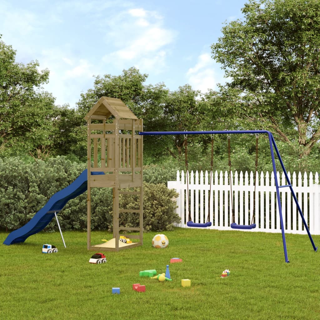 vidaXL Outdoor Playset Impregnated Wood Pine 1
