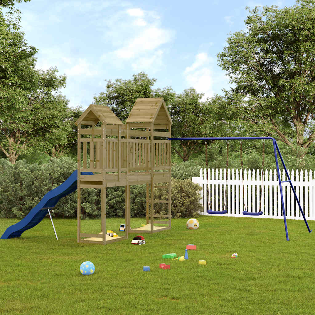 vidaXL Outdoor Playset Impregnated Wood Pine 1