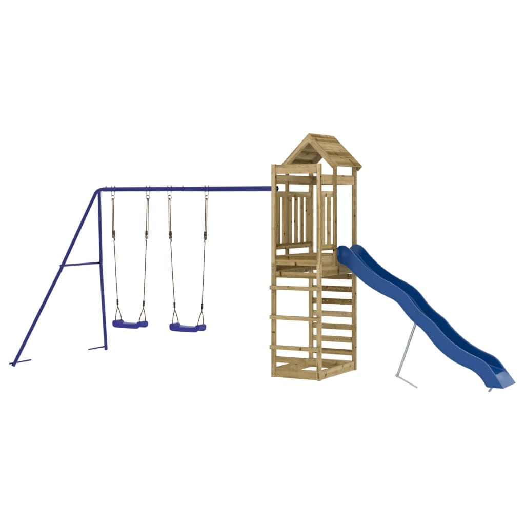 vidaXL Outdoor Playset Impregnated Wood Pine 4