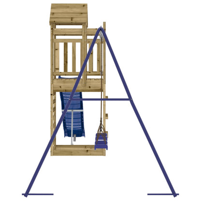 Outdoor Playset Solid Wood Pine Solid impregnated pinewood