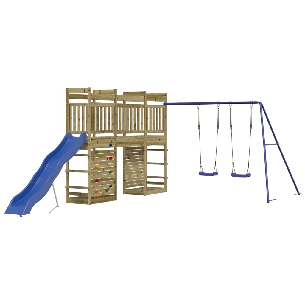 vidaXL Outdoor Playset Impregnated Wood Pine