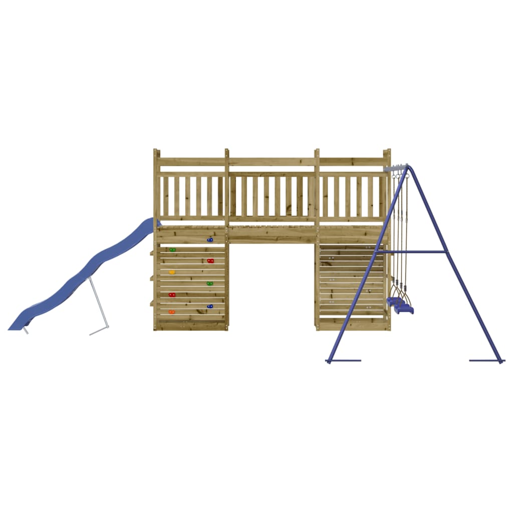 vidaXL Outdoor Playset Impregnated Wood Pine