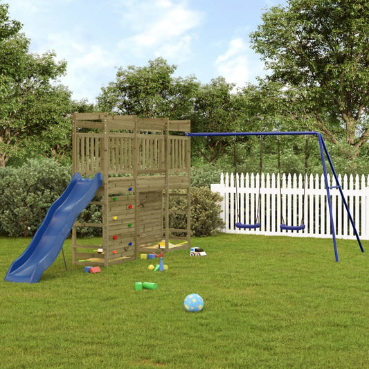 vidaXL Outdoor Playset Impregnated Wood Pine