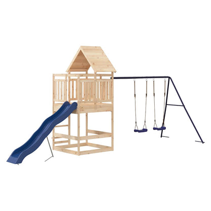vidaXL Outdoor Playset Solid Wood Pine 2
