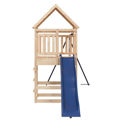 vidaXL Outdoor Playset Solid Wood Pine 3