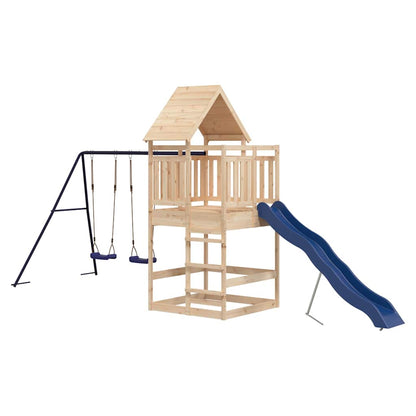 vidaXL Outdoor Playset Solid Wood Pine 4