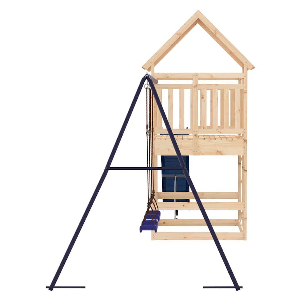 vidaXL Outdoor Playset Solid Wood Pine 5