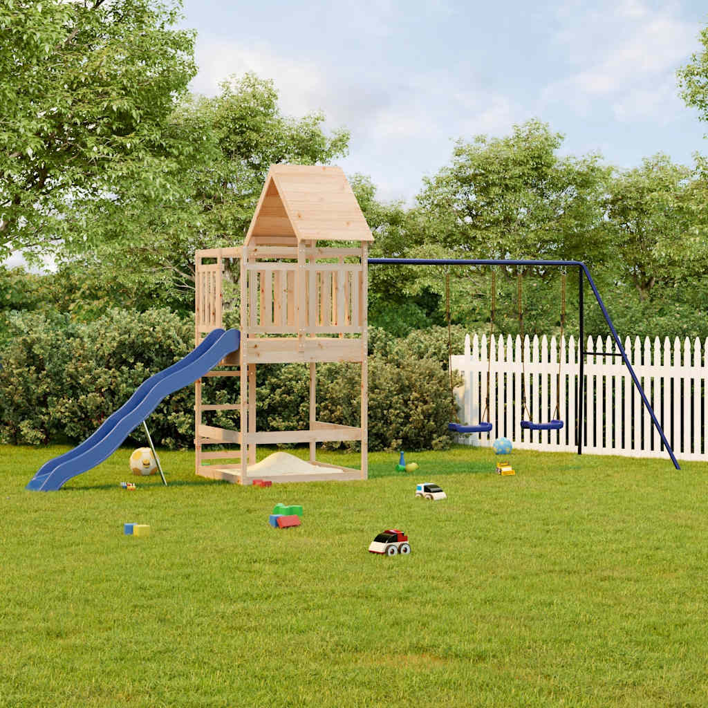 vidaXL Outdoor Playset Solid Wood Pine 1