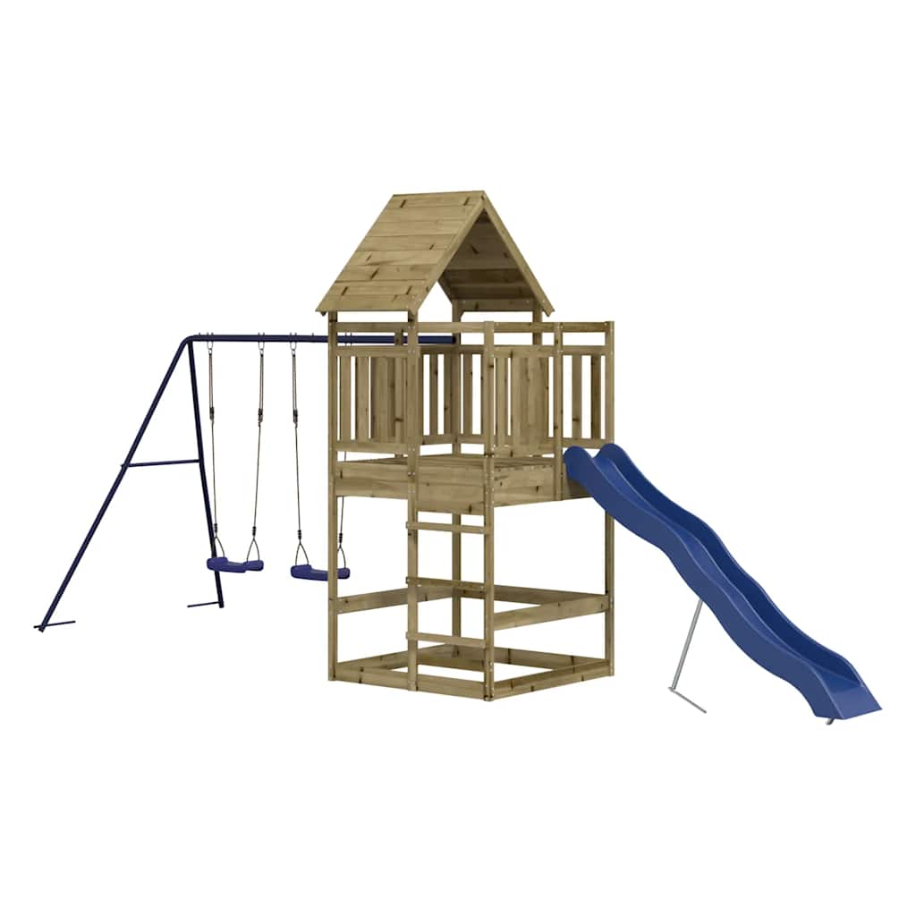 vidaXL Outdoor Playset Impregnated Wood Pine 4