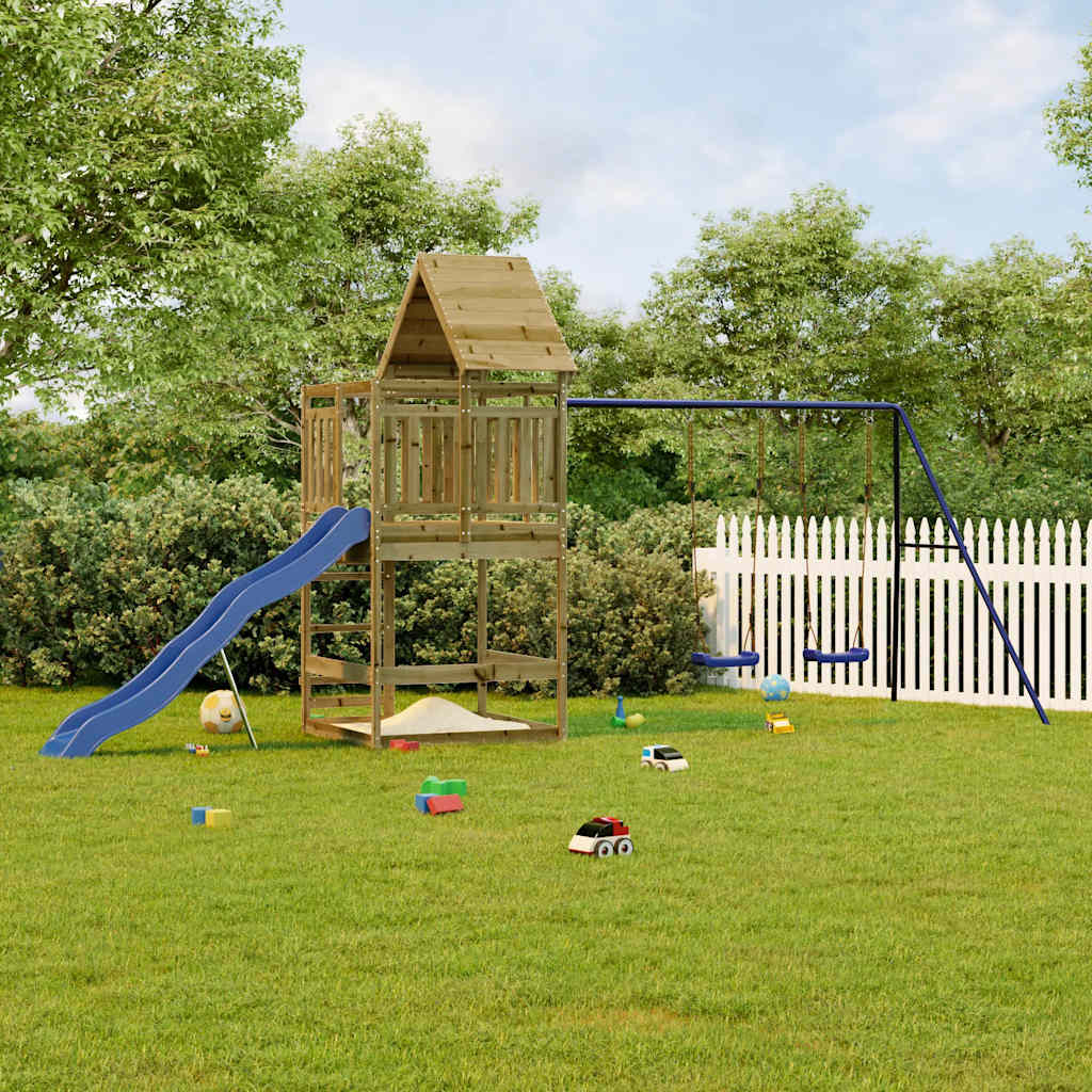 vidaXL Outdoor Playset Impregnated Wood Pine 1