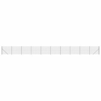 Wire Mesh Fence with Flange Anthracite 1.6 m 25 m