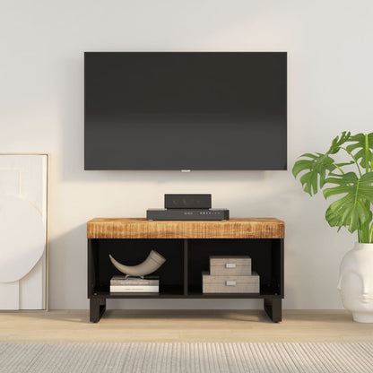 TV Cabinet 85x33x43,5 cm Solid Wood Mango Light brown