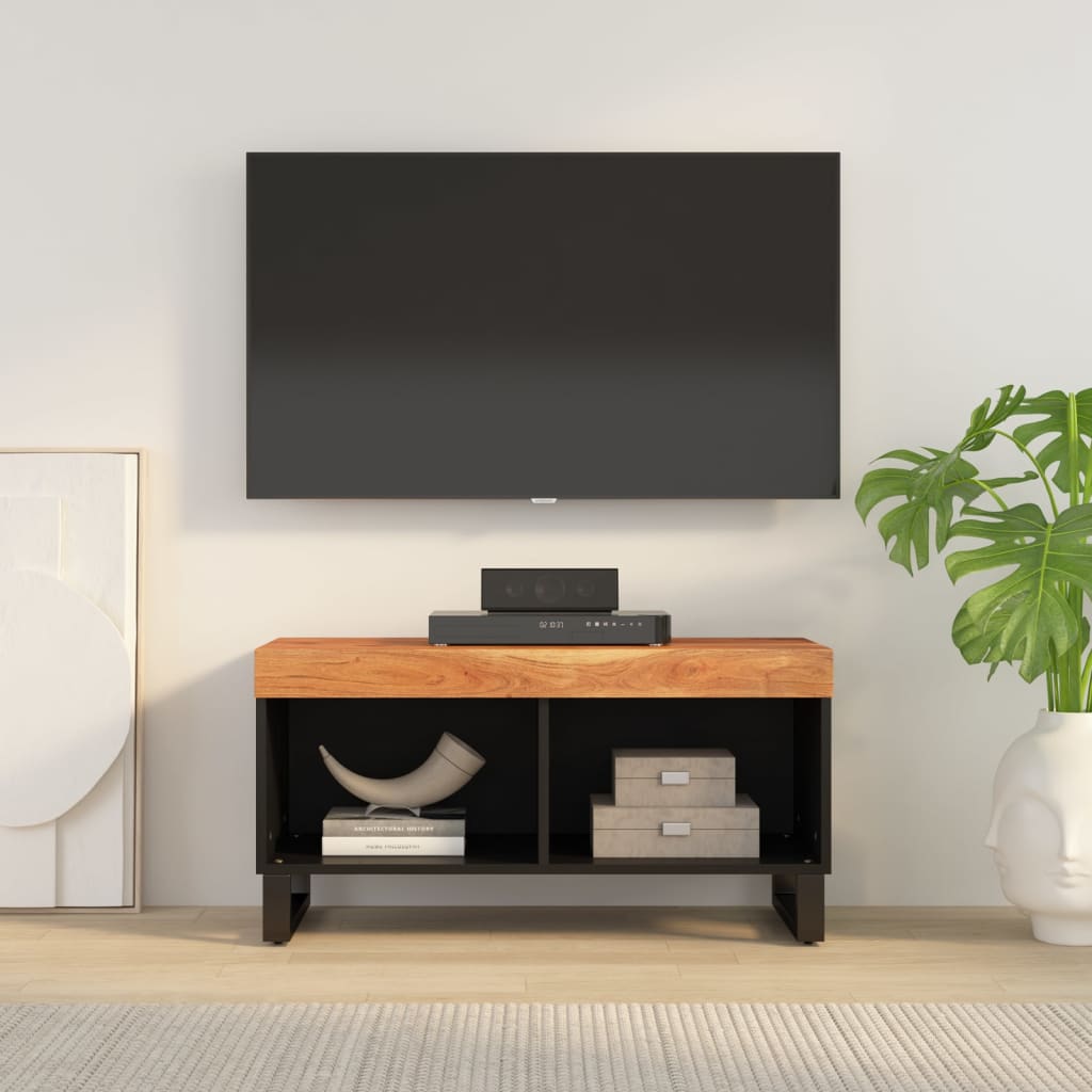 TV Cabinet 85x33x43,5 cm Solid Wood Mango Brown