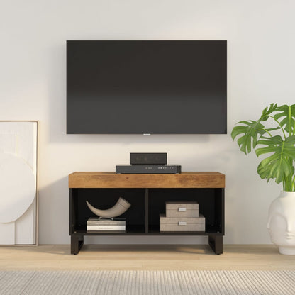 TV Cabinet 85x33x43,5 cm Solid Wood Mango Honey brown