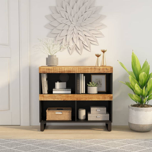 Side Cabinet 85x33x75 cm Solid Wood Mango Light brown