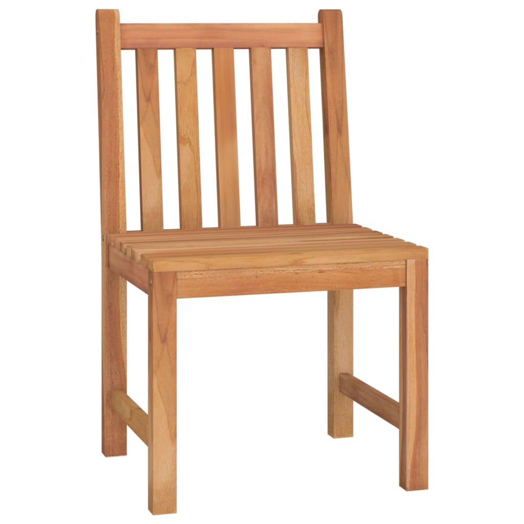 vidaXL 5 Piece Garden Dining Set Solid Wood Teak 5