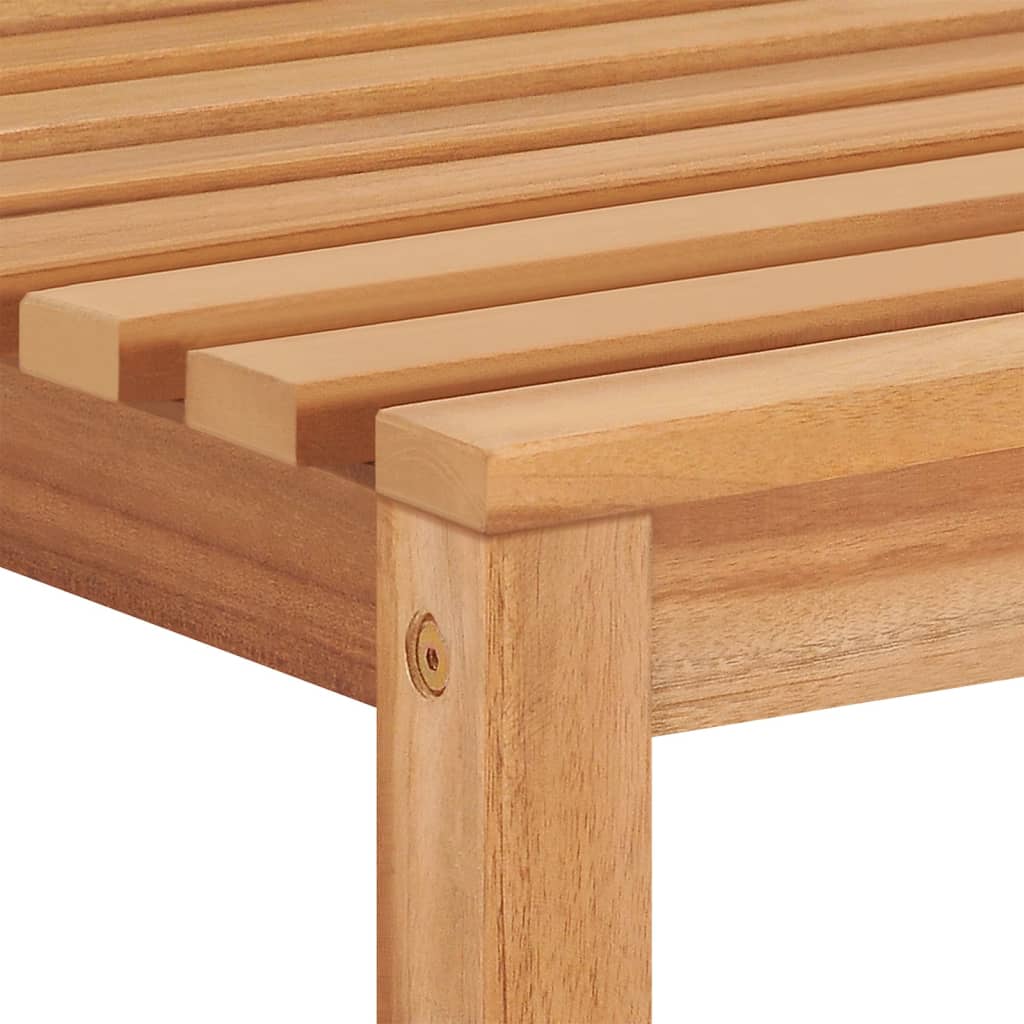vidaXL 5 Piece Garden Dining Set Solid Wood Teak 6