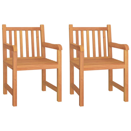 vidaXL 3 Piece Garden Dining Set Solid Wood Teak 4