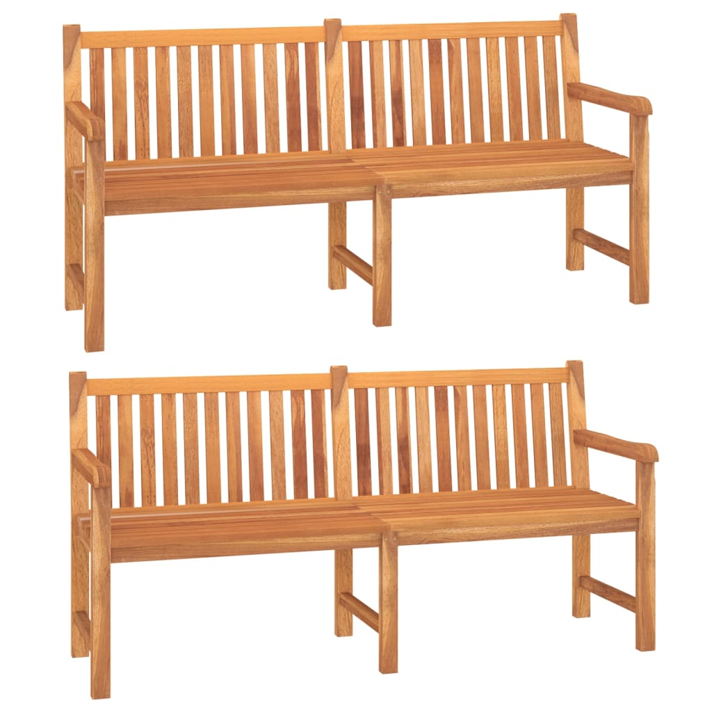 vidaXL 3 Piece Garden Dining Set Solid Wood Teak 4