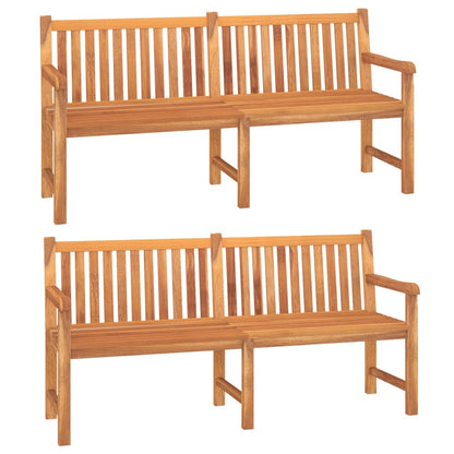 vidaXL 3 Piece Garden Dining Set Solid Wood Teak 4