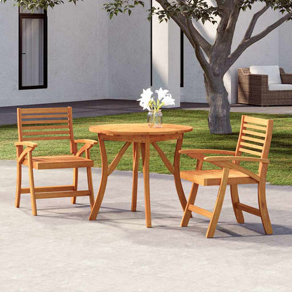 vidaXL 5 Piece Garden Dining Set Solid Wood Acacia