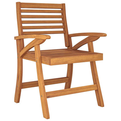 vidaXL 5 Piece Garden Dining Set Solid Wood Acacia 5