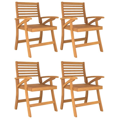 vidaXL 5 Piece Garden Dining Set Solid Wood Acacia 4
