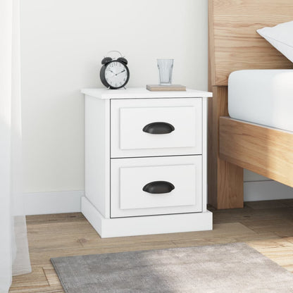 Bedside Cabinet 39x39x47,5 cm Engineered Wood White