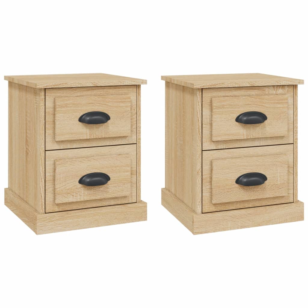 Bedside Cabinet 39x39x47,5 cm Engineered Wood Sonoma oak